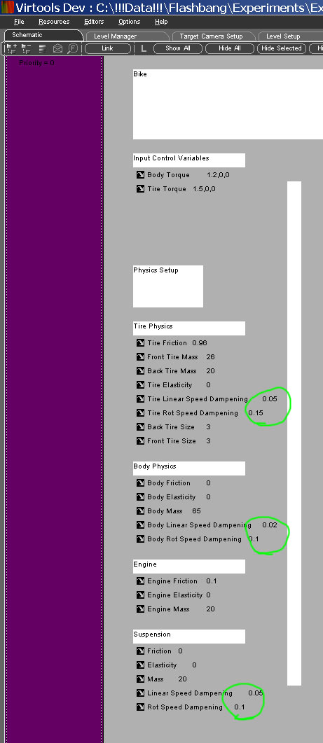 DEV Variables