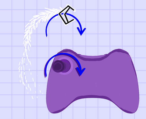 Natural Mapping in Geometry Wars