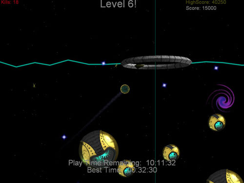 Strange Attractors: a one-button game